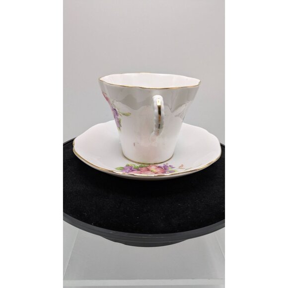 Royal Imperial Bone China Floral Teacup & Saucer Vintage England Set - Picture 14 of 16